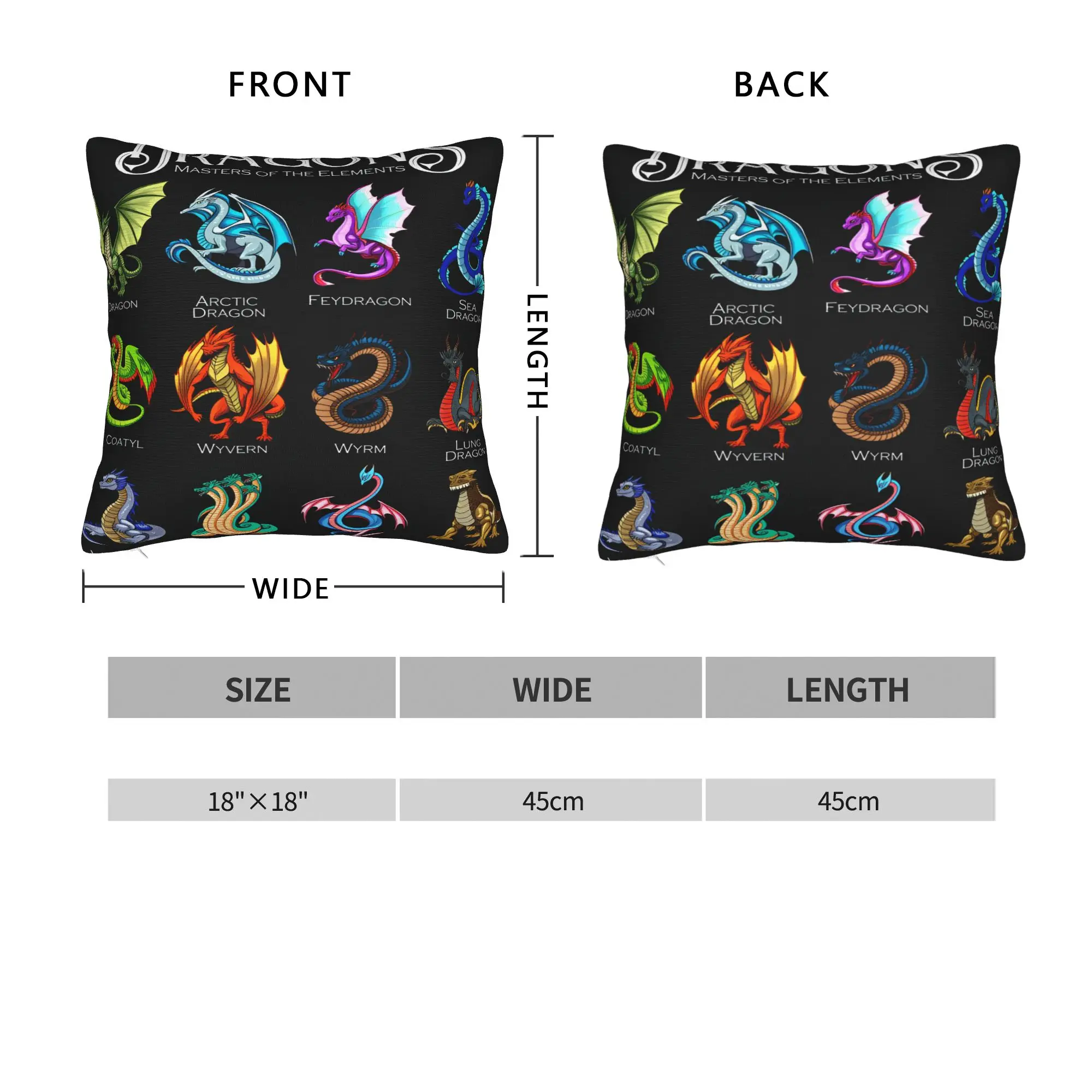 وسادة غطاء جناح النار كل التنين مخصص لتقوم بها بنفسك غطاء الوسادة خمر كيس وسادة لغرفة المعيشة كرسي سادات #3