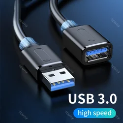 USB Extension Cable 3m 2m 1m 3 0 USB 3.0 Male to Female Extender Cord for Smart TV PS4 PS3 Xbox SSD Laptop Extension Data Cable