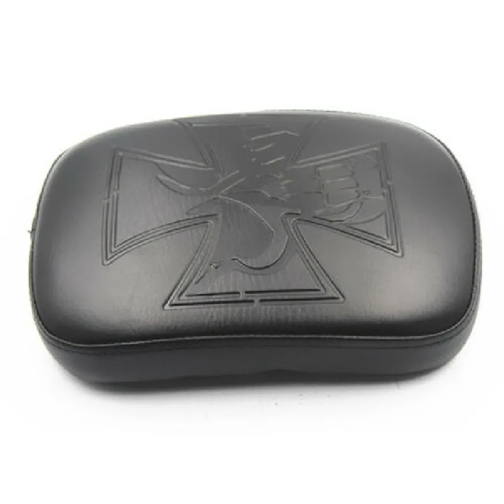 Motorcycle Rear Passenger Cushion 8 Suction Cups Pillion Pad Seat Chopper Cafe Racer Old School Bobber Touring Dirt bike