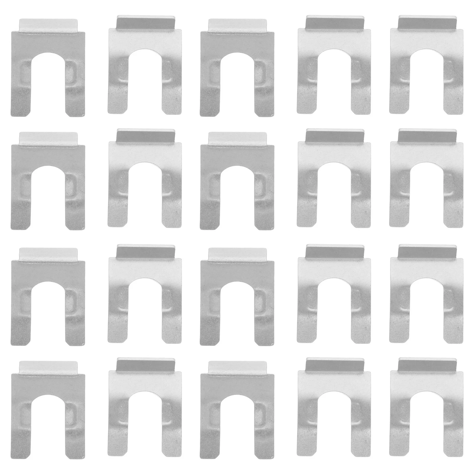 

20Pcs Brake Hose Retainer Clips U Shaped Clamp Metal Auto Brake Line Holders Reliable Fit for Cars U-Shaped Clips
