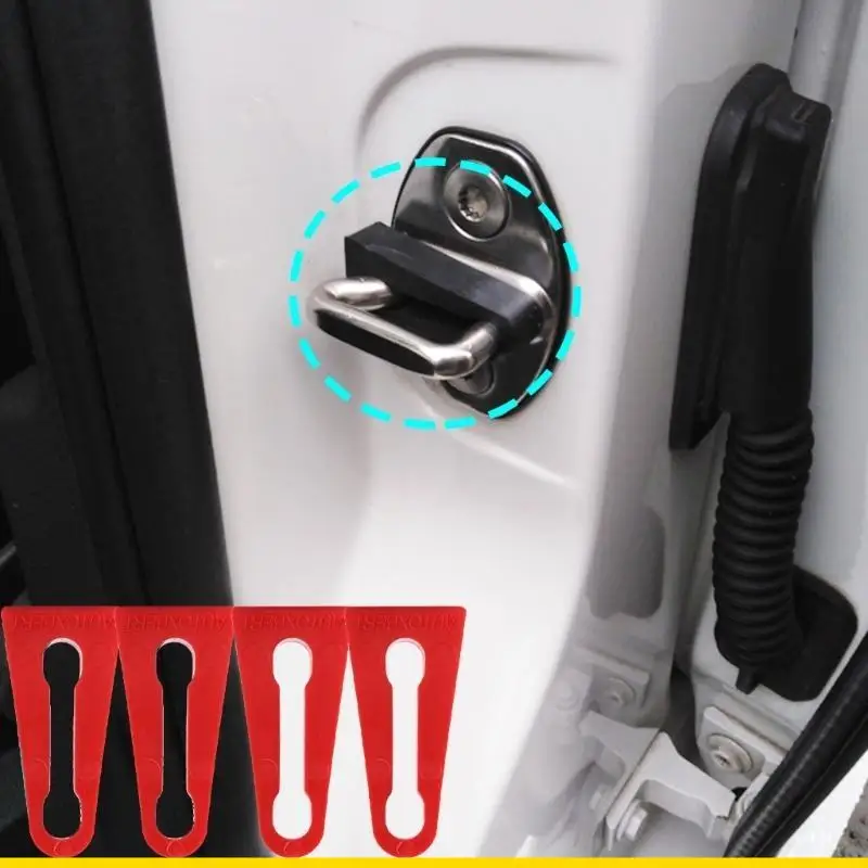 SZCH 4pcs Door Lock Impact Dampers Buffer Cushions Dampening Mats Suitable For Car Enhances Comfort And Protect Against Wear