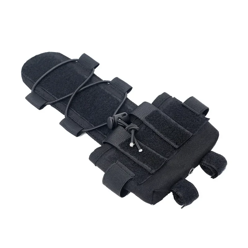 MK2 Battery Case Balance Weight Bag Bulletproof Helmet Counterweight Pack With Elastic Rope For Tactical Army