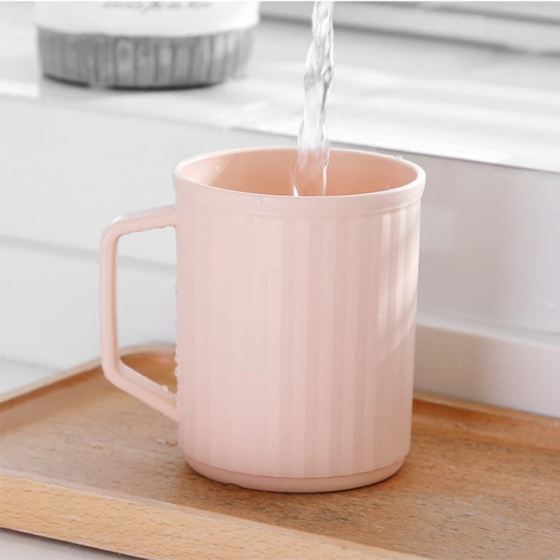 High-value Mouthwash Cup Large Capacity Home Bathroom Teeth Brushing Couple Toothbrush Cup Thickened with Handle