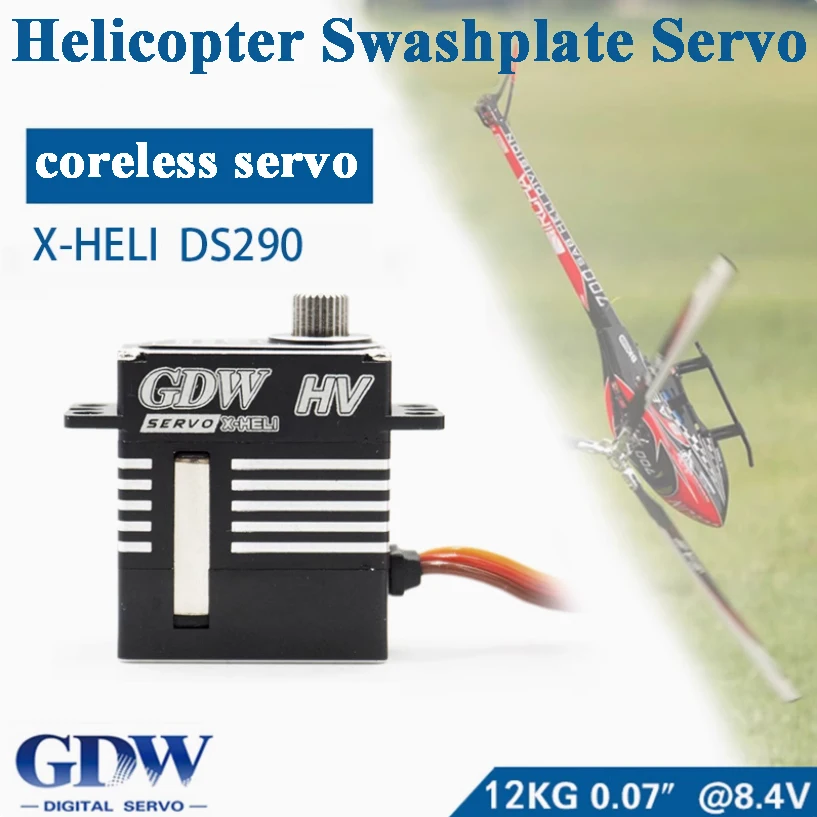 

GDW DS290MG New Generation Model Aircraft Helicopter Swashplate Micro Digital Servo