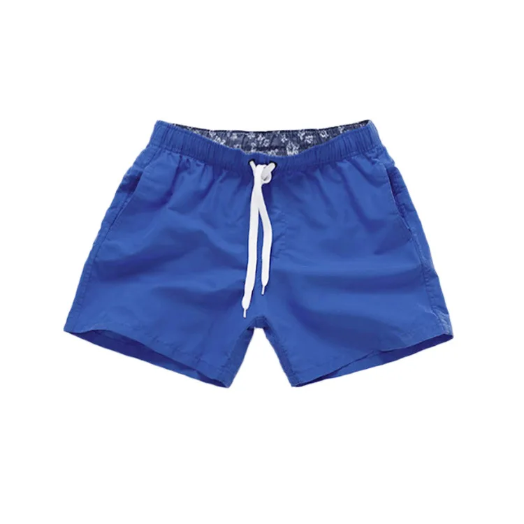 Asian Size Men's Quick Dry Swim Shorts Loose Fit Beach Board Shorts Casual Summer Bathing Trunks with Pockets