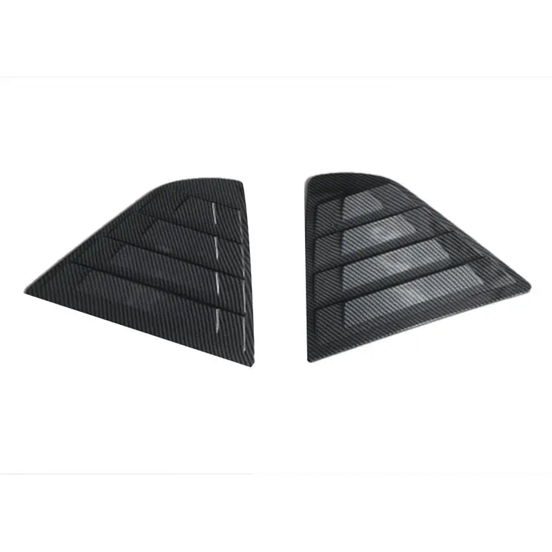 1Pair Rear Window Side Shutter Cover Trim Sticker For Toyota Camry Sedan 8Th 2018-2023 Car Styling Vent Scoop Decorate