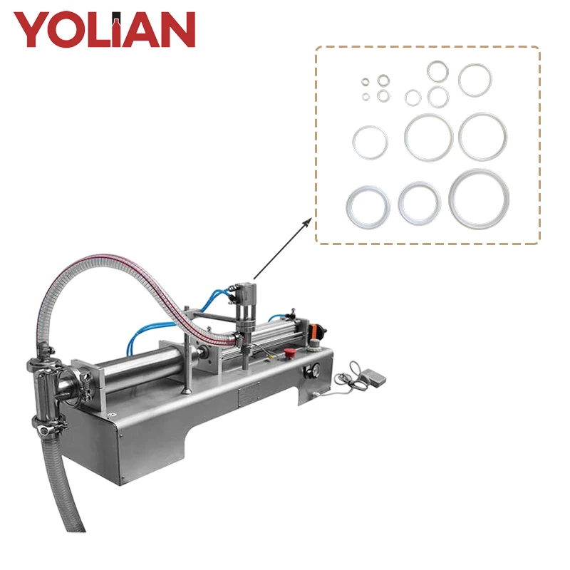 O-rings for 500ml/1000ml Liquid Filling Machine Silicone Sealing  Strip Parts Filling Machine Accessories Gasket Ring Washer