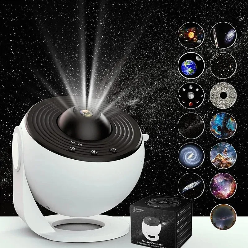 HD Planet Slide Projector Planet Sphere Galaxy Projector Best For Bedroom Christmas Birthday Party Gift