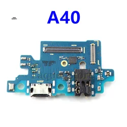 삼성 갤럭시 A40 SM-A405F, A405FN A405FM용 충전 포트, 충전 보드 USB 커넥터 PCB 소켓 플렉스 마이크 교체 수리