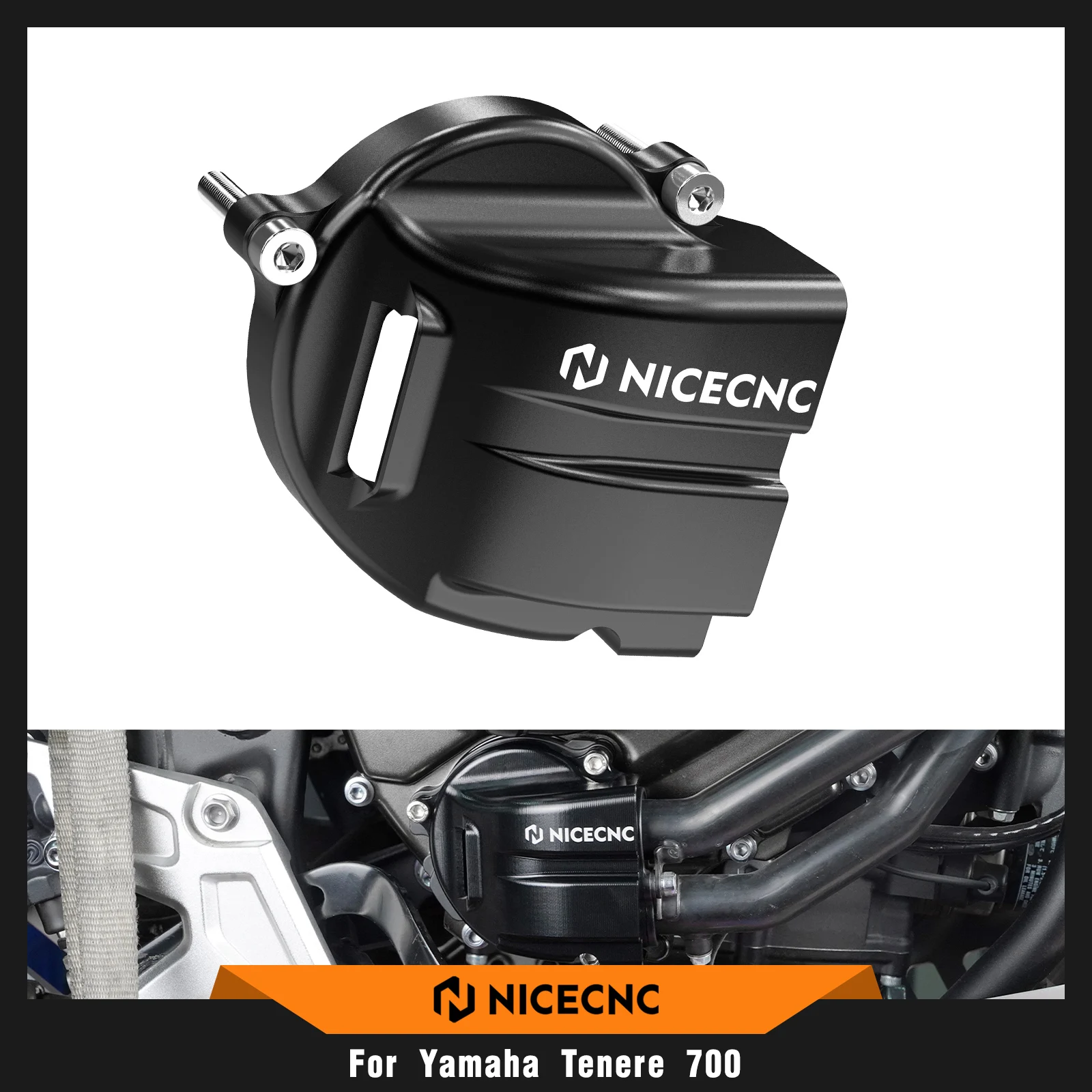 NICECNC para Yamaha Tenere 700 / XTZ 700 2019-2024 cubierta protectora de bomba de agua Tenere 700 Rally Edition XSR700 MT-07 FZ07 ABS FZ07