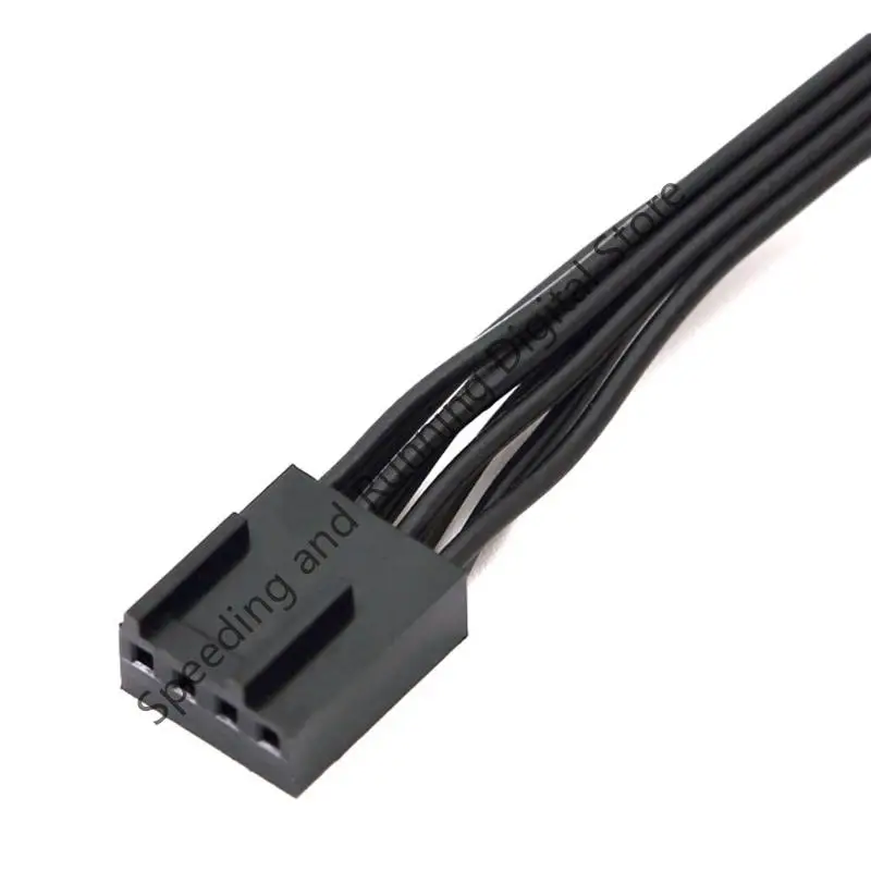 2Way 4ピン PWM Yスプリッターケーブル コンピューターファン用 1から2への4ピンコネクター PCケースファン延長ケーブル コンピューター冷却システム用