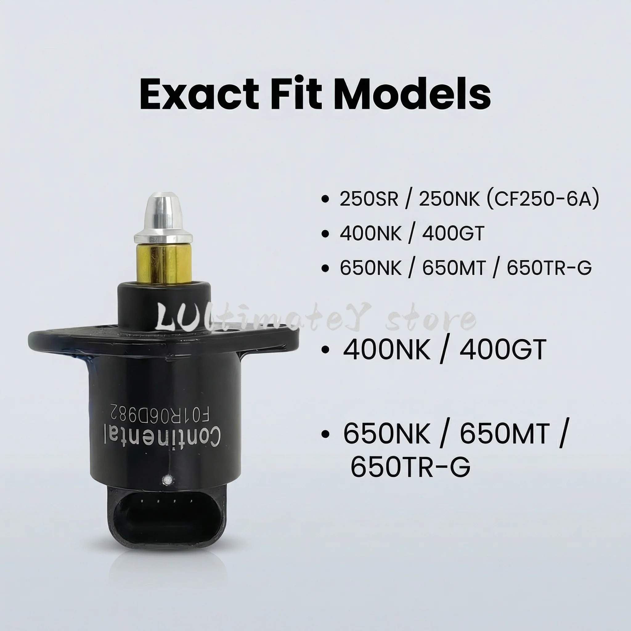 

Idle Air Control Valve IAC F01R06D982 917320 For CFMOTO 250SR 250NK 400NK 650NK MT TR-G Stepper Motor Idle Speed Control Valve