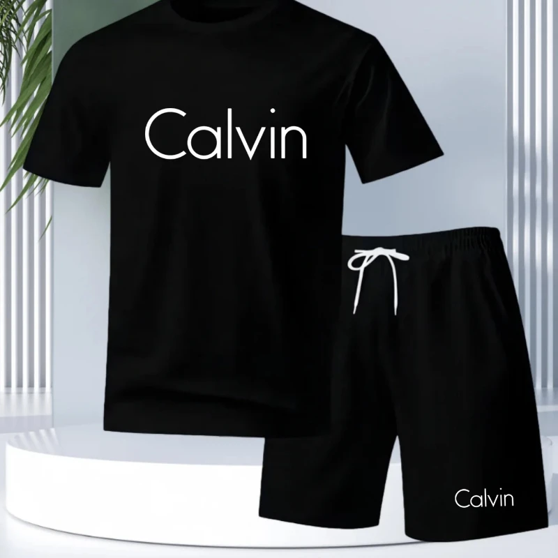 

2026 New Style Quick-drying sweat-absorbing T-shirt, comfortable and soft, all-season men's all-season casual sports set
