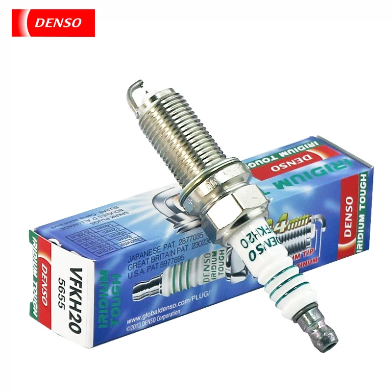 DENSO VFKH20 5655 Twin Iridium-Platinum Spark Plug for Crown, Reiz, Land Cruiser, Prado