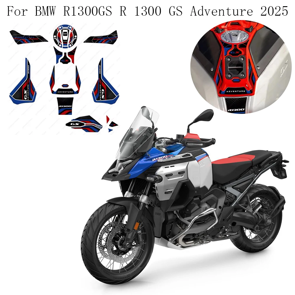 

for BMW R1300GS R 1300 GS Adventure 2025 Motorcycle Tank Pad Sticker 3D Gel Epoxy Resin Protective Sticker Decals Kit