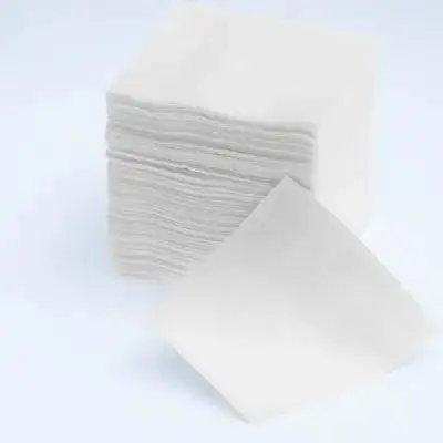 Almofadas de limpeza facial não tecidas, 100 peças, folhas quadradas descartáveis de remoção de maquiagem para loção de creme de toner e tratamento de pele