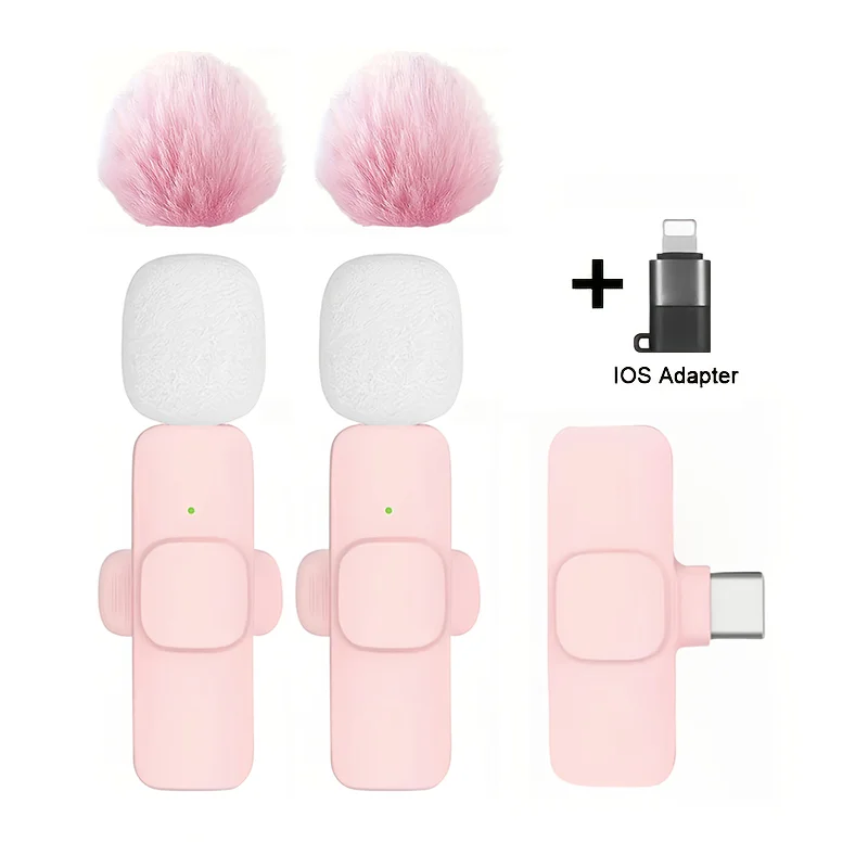 Wireless Microphone Type C Audio Recording for Live Streaming Video Conferencing Singing Video Conferencing Wireless Microphone