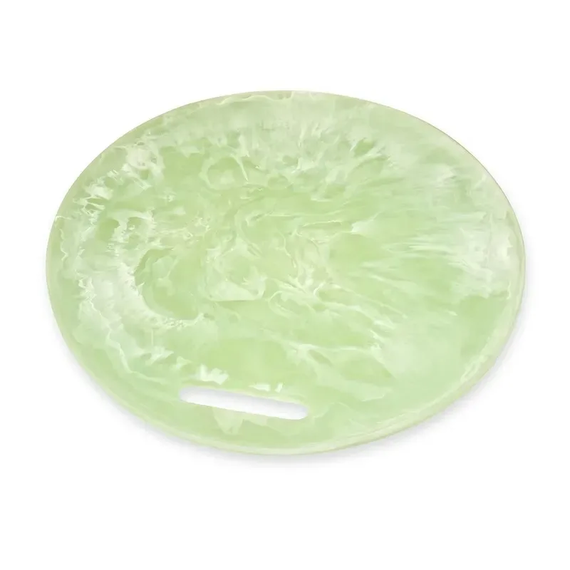 Sustainable non-toxic acrylic hand cutting board cutting block cheese board marble texture dishwasher safe food