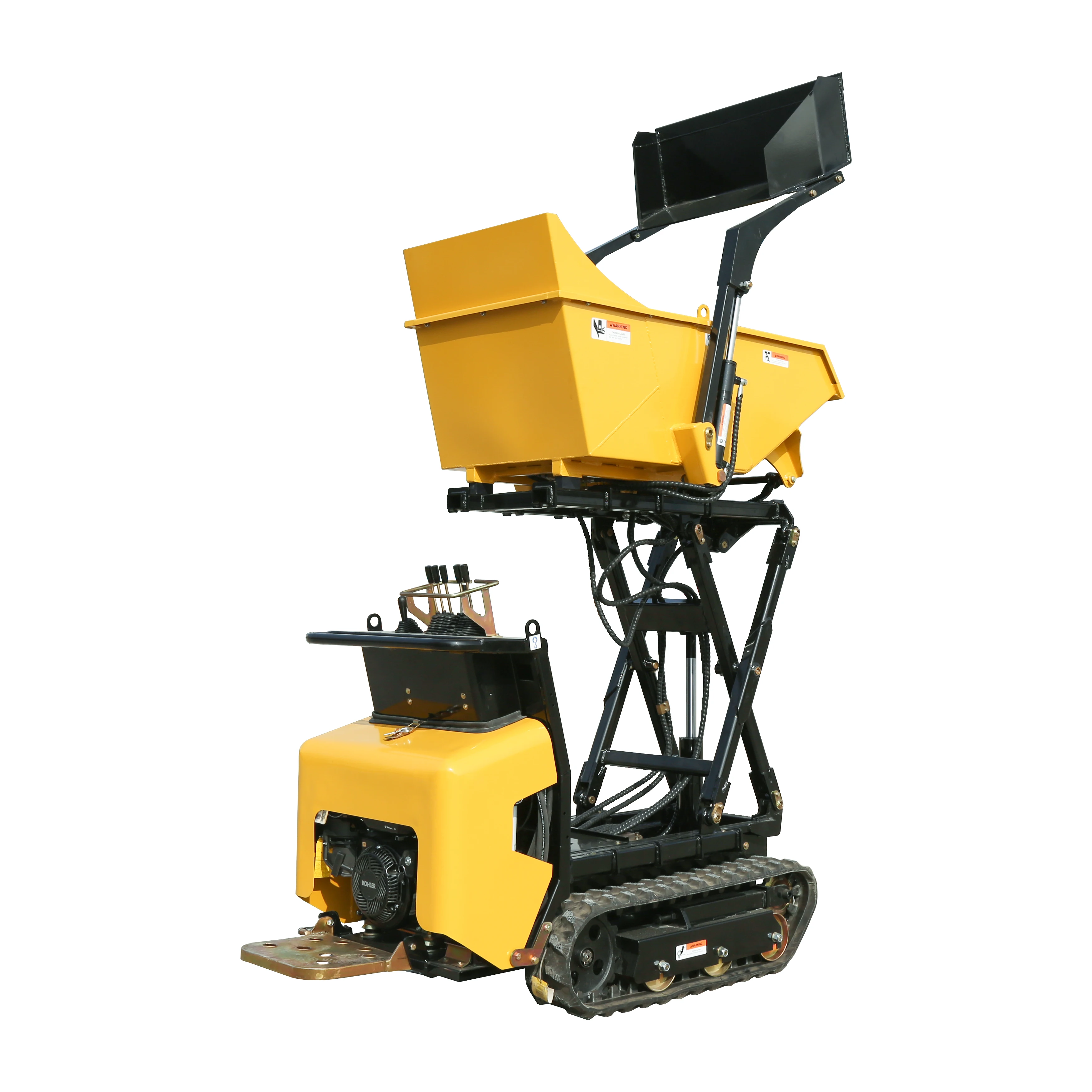 CE-Zulassung Dumper Electric Track Barrow Mini Track Dumper