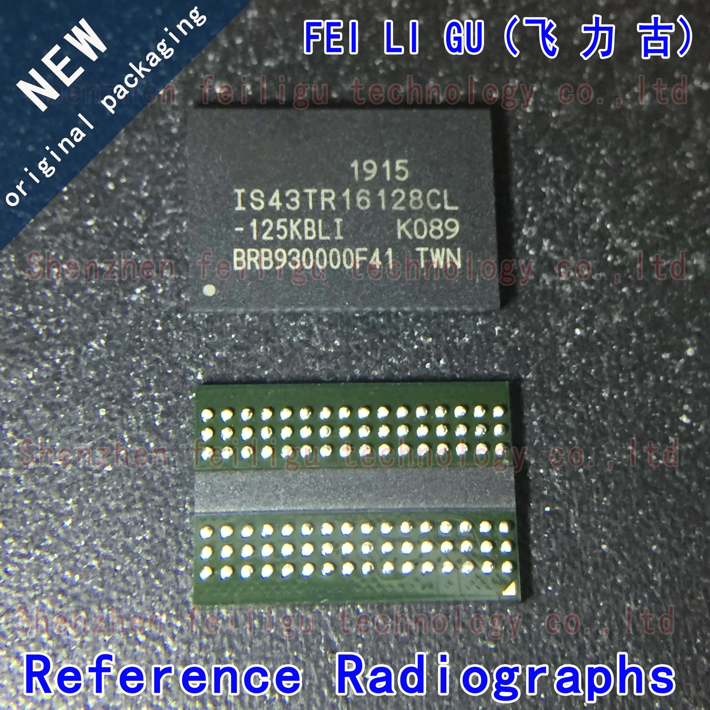 1/5/10PCS 100% New original IS43TR16128CL-125KBLI IS43TR16128CL Package:BGA96 SDRAM DDR3L 2Gb Memory Chip