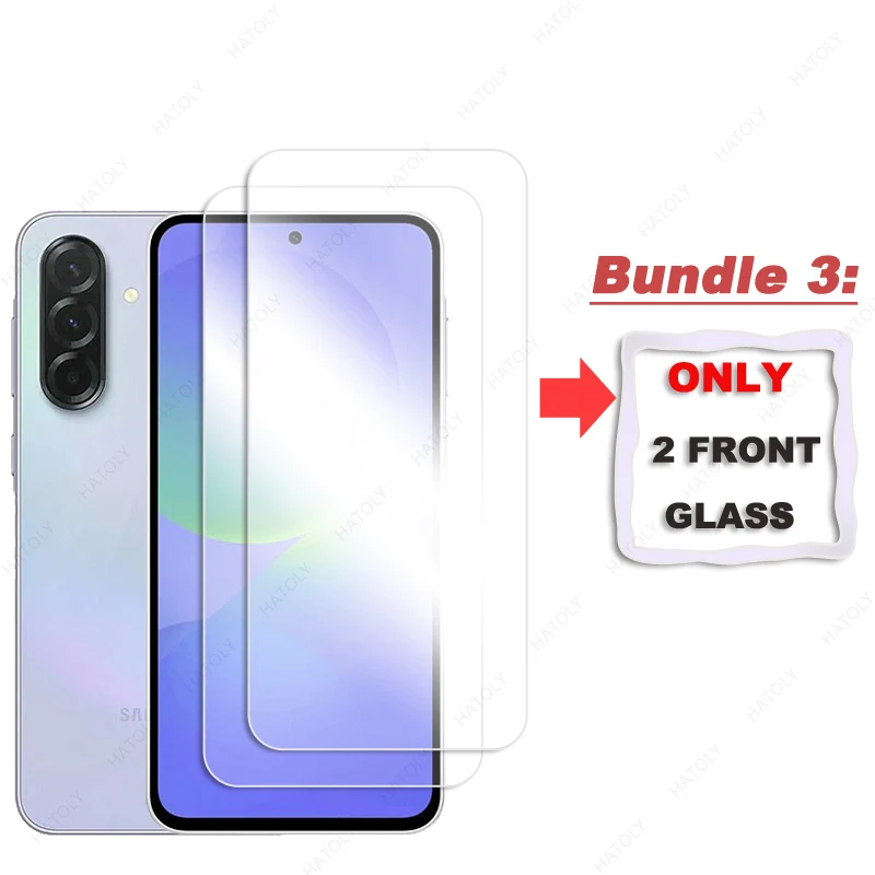 For Samsung Galaxy A36 5G Glass HD Clear Protective Film For Samsung A56 5G Tempered Screen Protector Camera Lens Protector