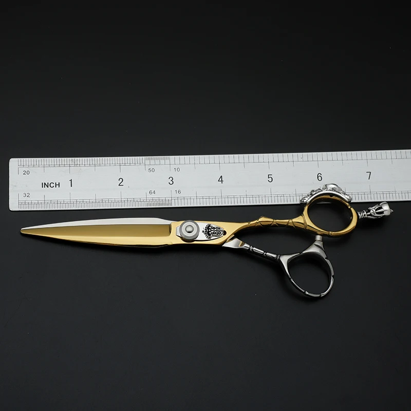 مقص قص الشعر 6 بوصة 【راقية】440C مقص حلاق محدد من الفولاذ المقاوم للصدأ #2