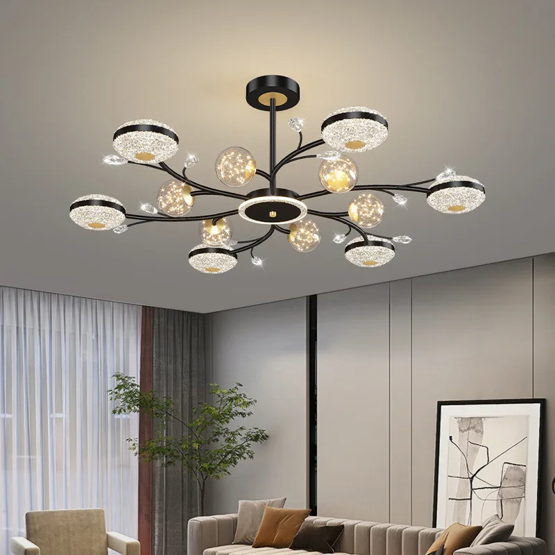 Lampu Gantung LED Mewah Lampu Langit-langit Kamar Tidur Makan Modern Ruang Tamu Kreatif Gypsophila Perlengkapan Interior Baru