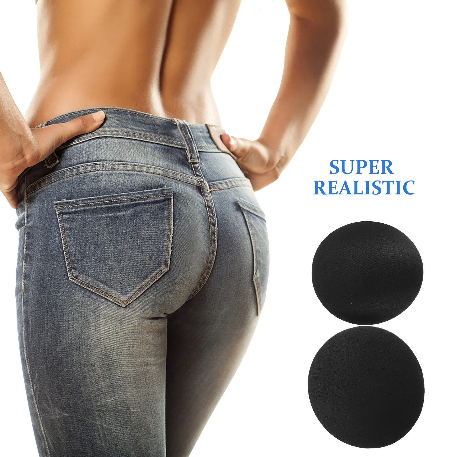 1 Paar Heupkussentjes Herbruikbare Butt Lifting Insert Pads Comfortabele Spons Stof Butt Enhancer Wasbare Heupkussen voor Feestjurk