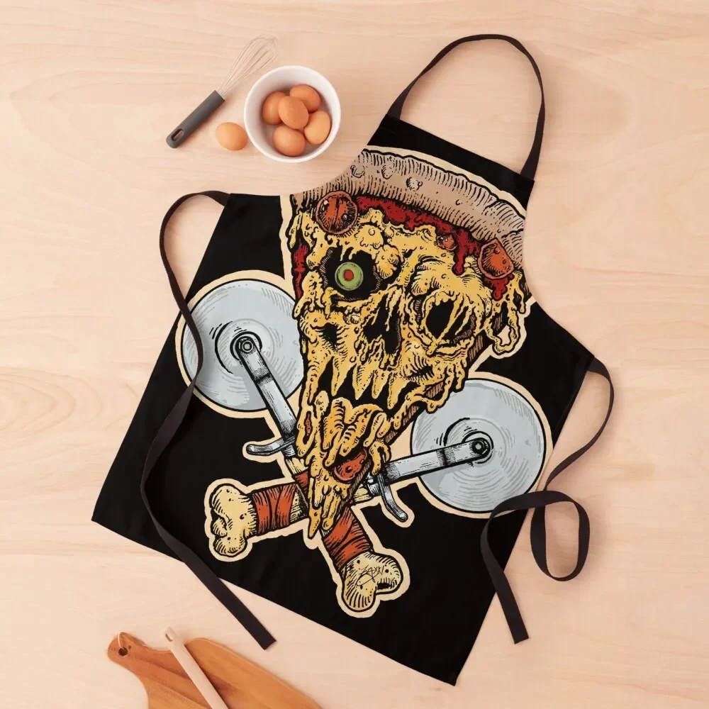 Pizza Jolly Roger Apron esthetician kitchen jacket woman Men'ss Apron