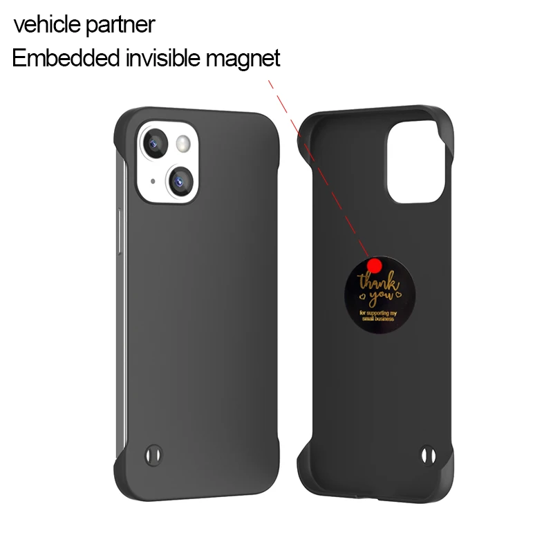 Caso magnético do carro de luxo para iphone 15 14 13 12 11 pro max 13promax 12promax 15 14pro duro ultra fino fosco capa proteção