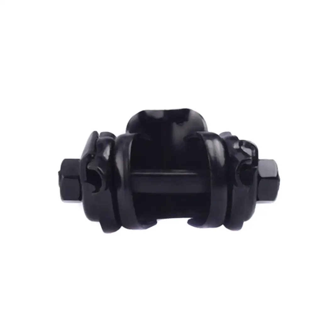 Bicycle Saddle Clamp Steel Seat Post Clip 24mm Black Durable Quick Release Seat Tube Clamp for Vintage Road Bike Conversion
