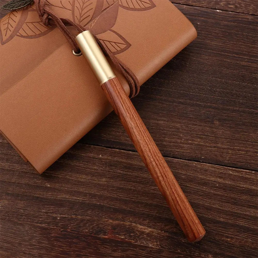 

Gold Pen Sign Pen Black Refill Office Supplies Writing Tools Wood Rollerball Pen Roller Ball Pen Metal Gel Pen Brass Pen
