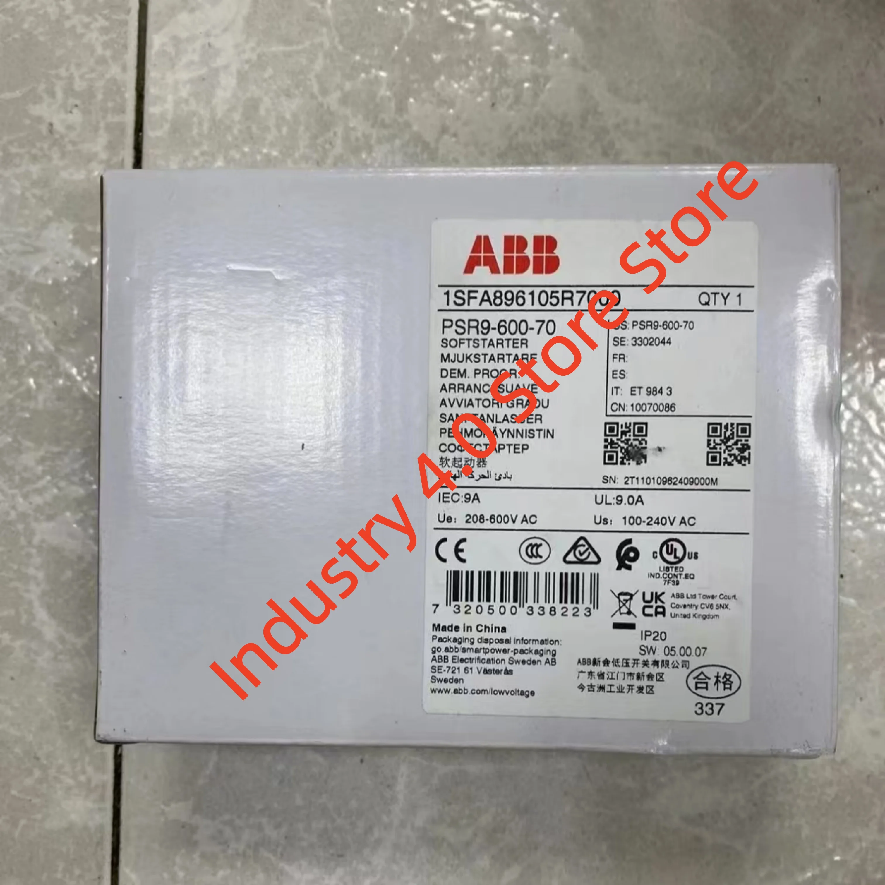 Совершенно новый плавный стартер PSR9-600-70 RDCO-01C