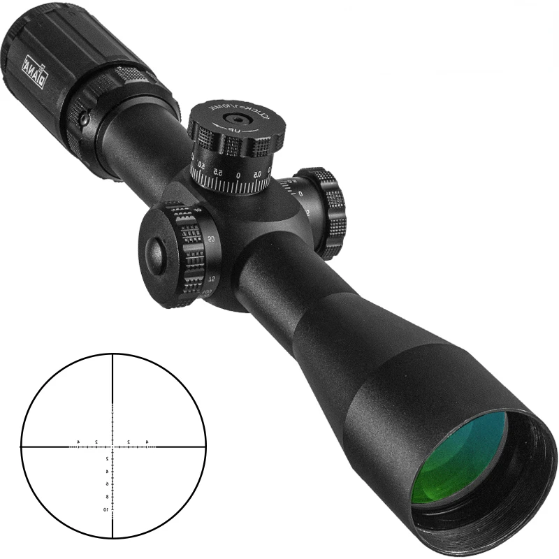 

4-14X44 FFP Hunting Scopes Glass Etched Reticle Long Range Shooting Sight Fits .308 First Focal Plane Riflescope