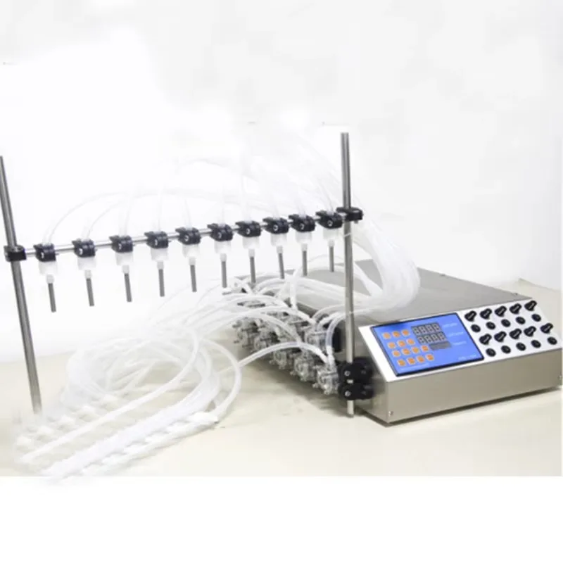 

Peristaltic pump semi-automatic digital commercial bottle water liquid filling machine