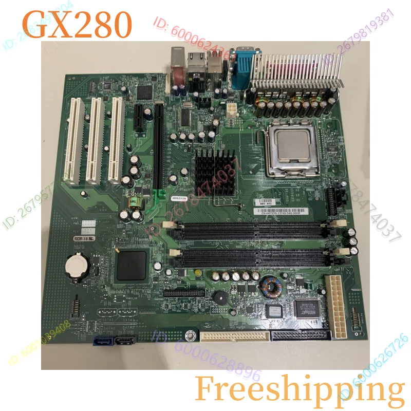 

CN-0H7276 For DELL Optiplex GX280 Motherboard 0H7276 H7276 LGA775 DDR2 Mainboard 100% Tested Fully Work