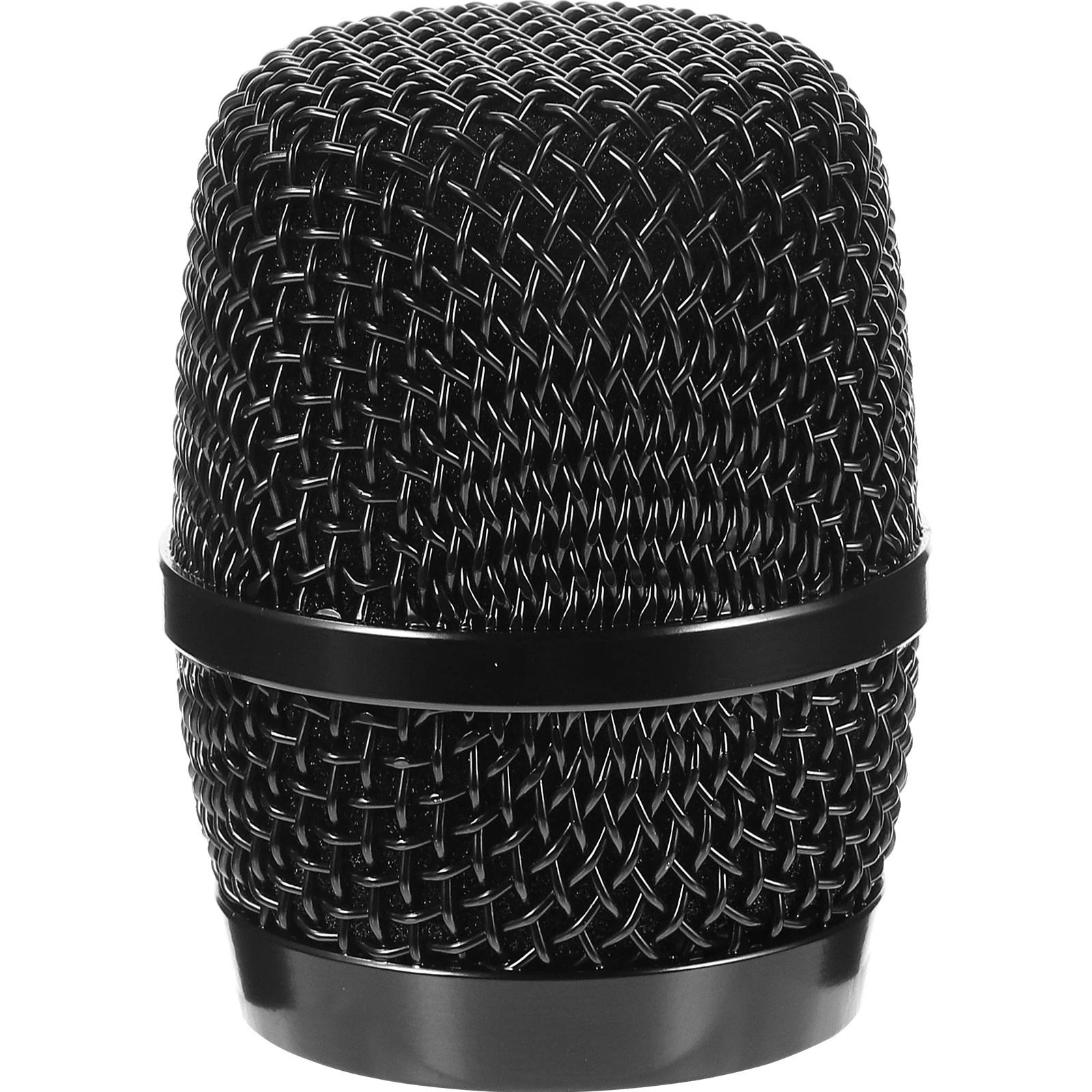 

Microphone Metal Mesh Accessories for Wireless Microphone Metal Grille Cordless Mic Parts K100 Black Head Replacement