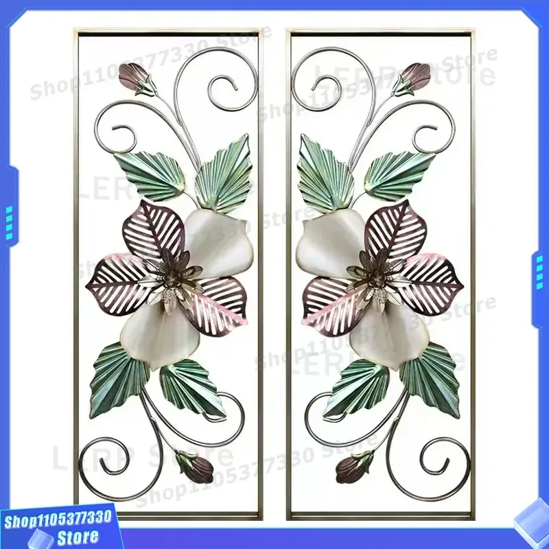 New Chinese Style Metal Wall Hanging Ginkgo Biloba Art Decor for Living Room Sofa Background Modern Home Decoration Pendant