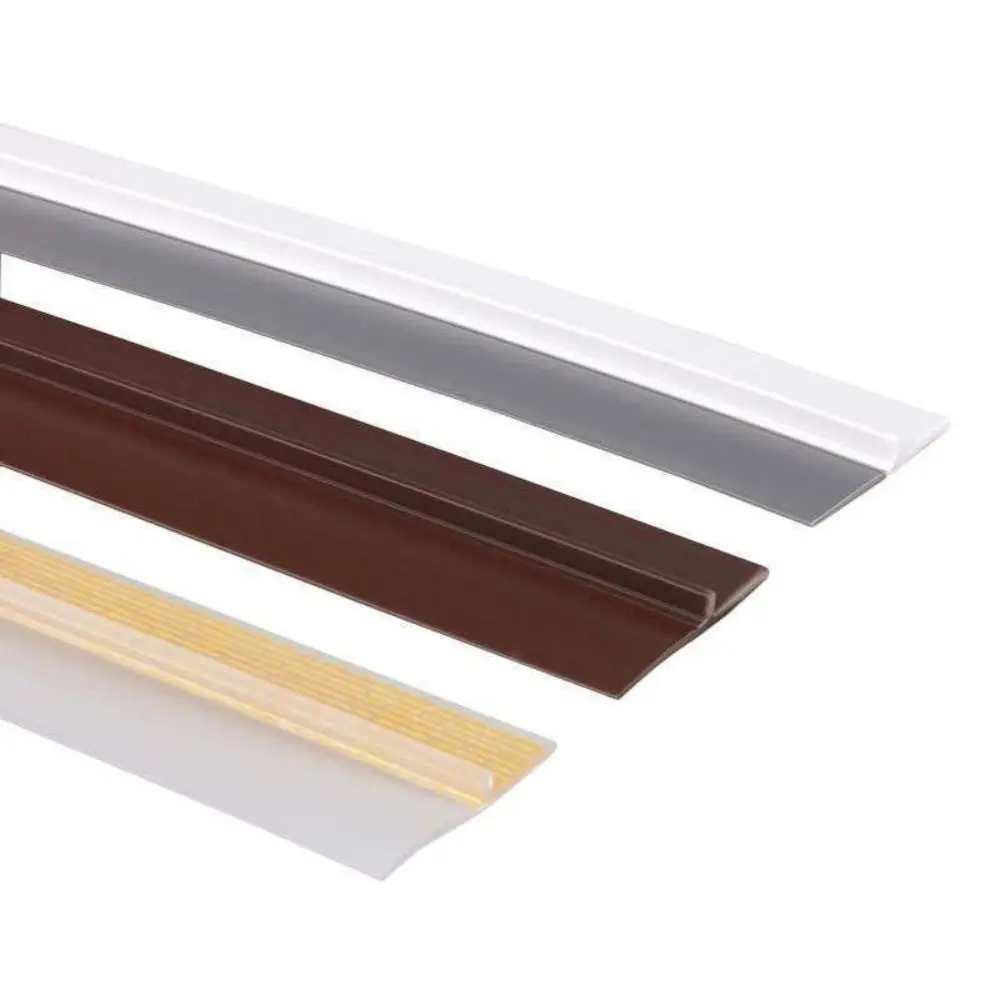 Noise Reduction Door Draft Stopper Insect Prevention Self-adhesive Draught Excluder Silicone Home Door Bottom Sealing Strip Dorm