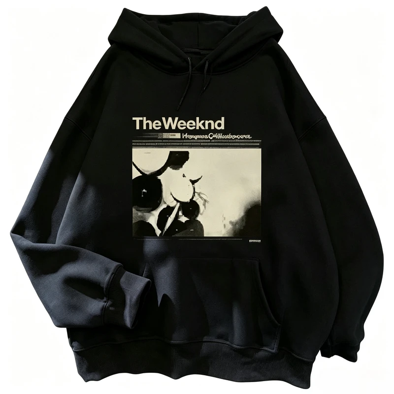 Unisex The Weeknd House of Balloons Graphic Hoodie Retro Music Lover Long Sleeve Pullover Casual Soft Streetwear Hooded Harajuku