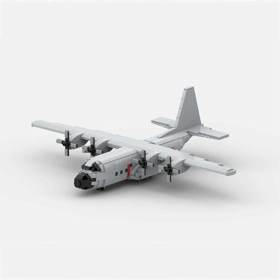 1:72 Scale Military Transport Aircraft Belgian version C130 Hercules Mini Scaled Building Blocks Model Bricks Toys for Boys Gift