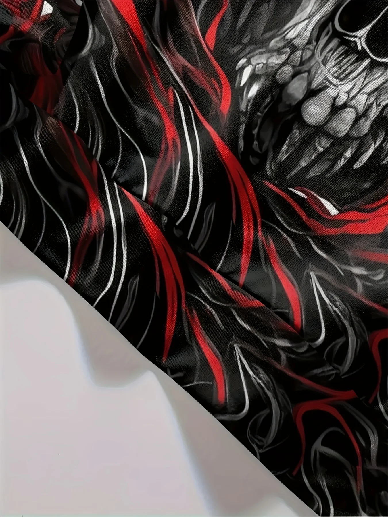 سويت شيرت بغطاء للرأس إصدار محدود للهالوين للرجال |   تصميم جمجمة الهيكل العظمي المتفوق |   هوديي كاجوال بأكمام طويلة كبيرة الحجم