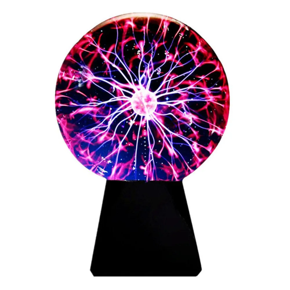 Cute Plasma Ball Electrostatic Sphere Light Magic Crystal Lamp Ball Desktop Lightning Christmas Party Touch Sensitive Lights