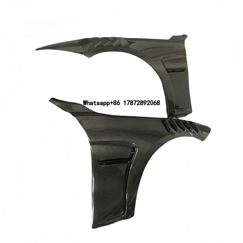 

For for 3 Series F30 F35 Upgraded Carbon Fiber Fender Body Kit with Vents for Cooling Front Fender Black Viph