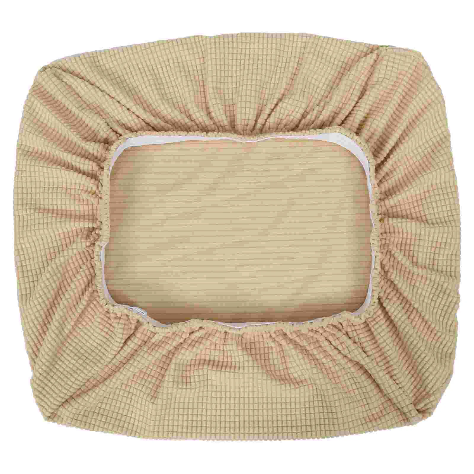 

Piano Stool Cover Polyester Cushion Bench Supply Solid Color Easy Use Home Hotel Decoration Simple Beautiful Soft