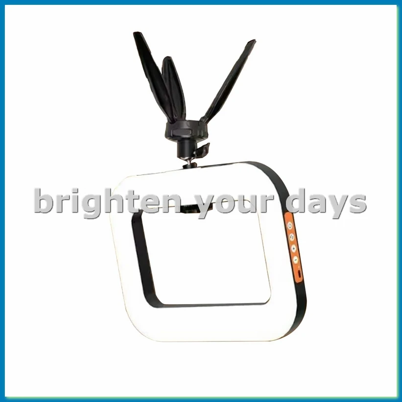 

Профессиональный светодиодный кольцевой светильник, фотографическое кольцевое освещение для селфи с держателем для телефона для макияжа, видео Live-A23U