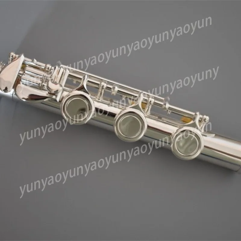 17-hole B Tail Second Section Silver Plated Flute 20mm Diameter with Useful Repair Accessories