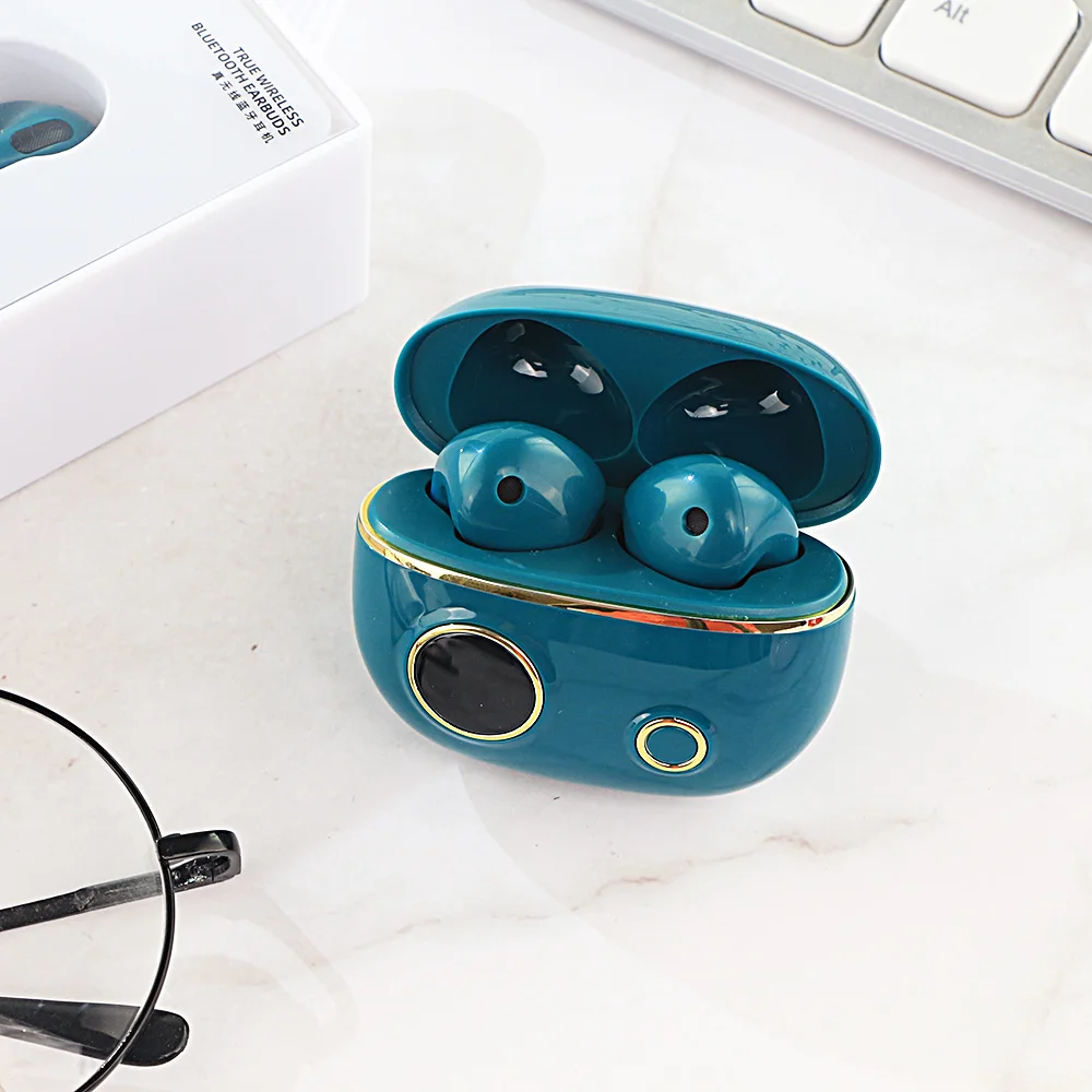 

Беспроводные наушники Kiki Shoot Bluetooth 5.3, Hi-Fi звуковые наушники ENC Power, цифровой дисплей, стереозвуковая гарнитура, длительный режим ожидания