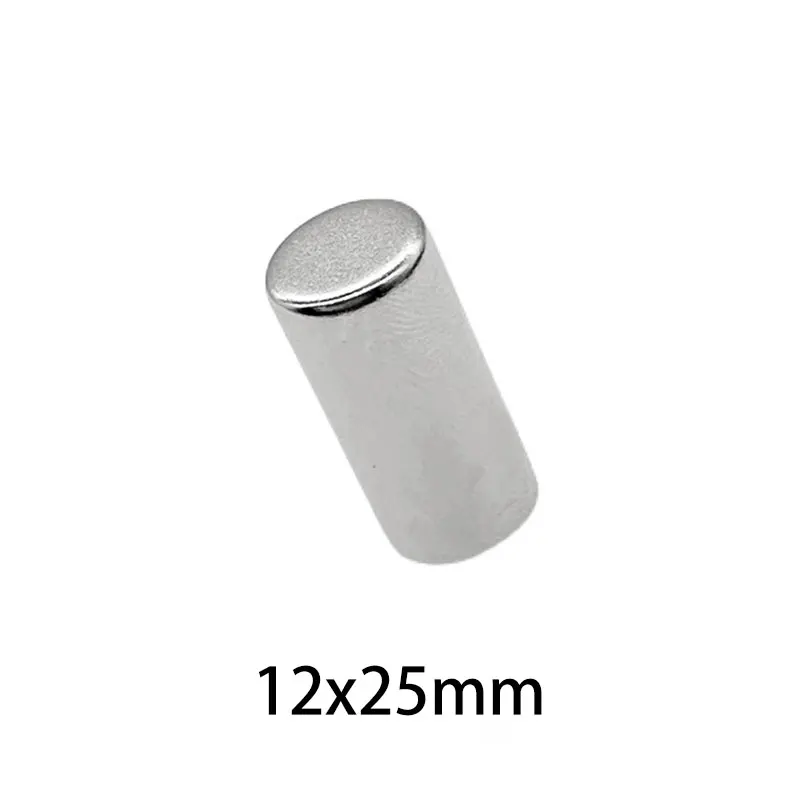 1~20PCS 12x25 mm Round Small Magnet N35 12mm X 25mm Thick strong Neodymium Magnet Disc 12x25mm Permanent Magnet sheet 12*25 mm