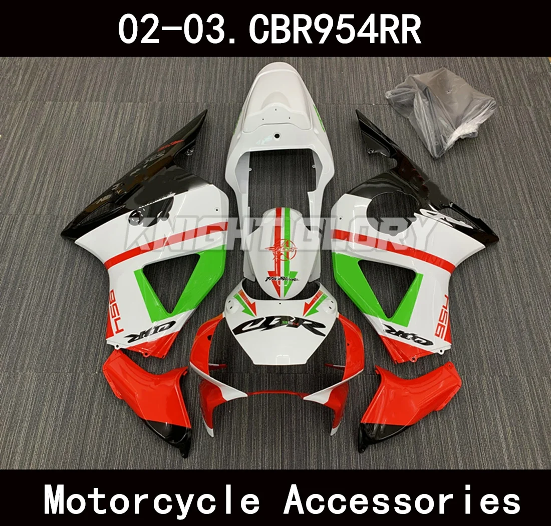 

Motorcycle complete set parts, suitable for2002-2003 CBR954RR models. Body cover kit. ABS injection molding.